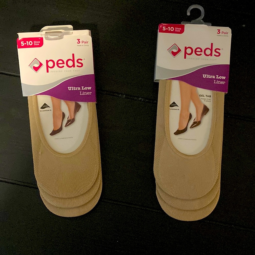 No Show Socks with gel grip - 6 pairs!